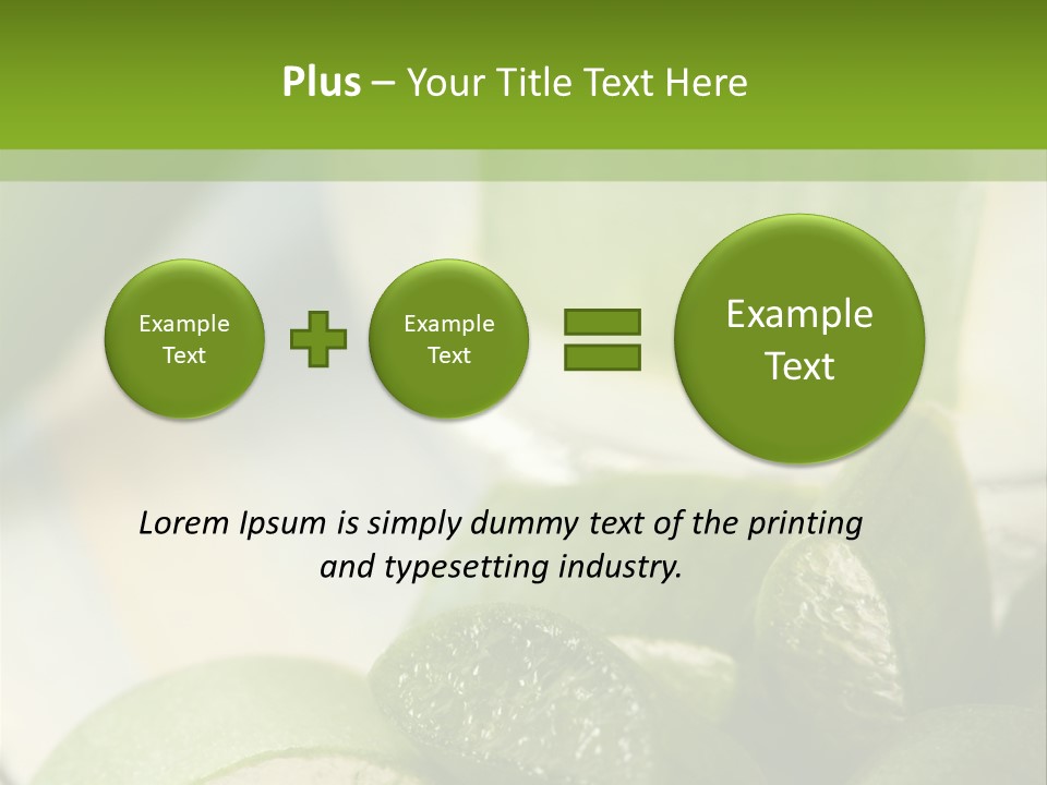 A Glass Filled With Green Liquid Next To Sliced Cucumbers PowerPoint Template