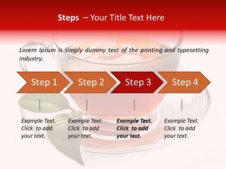 Tea Wholesome Black PowerPoint Template