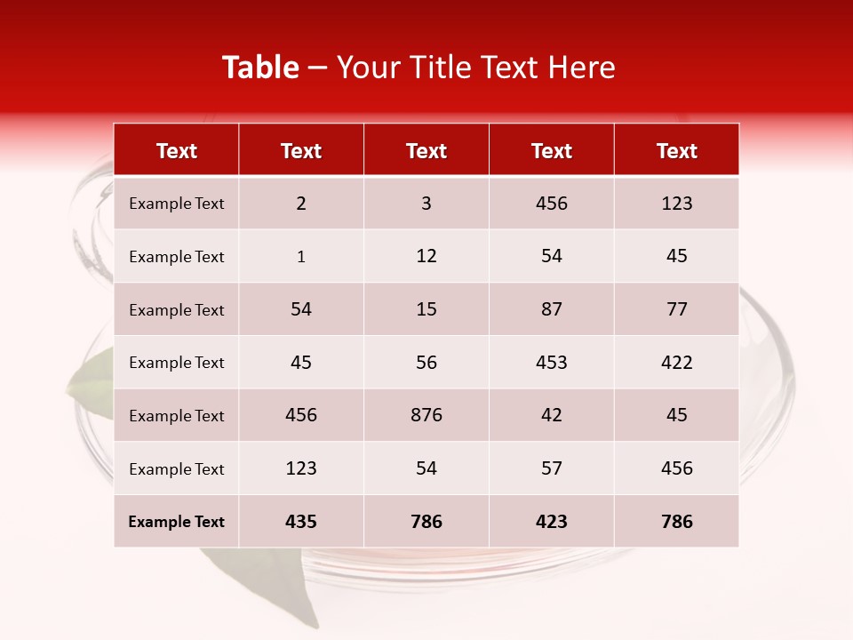 Tea Wholesome Black PowerPoint Template