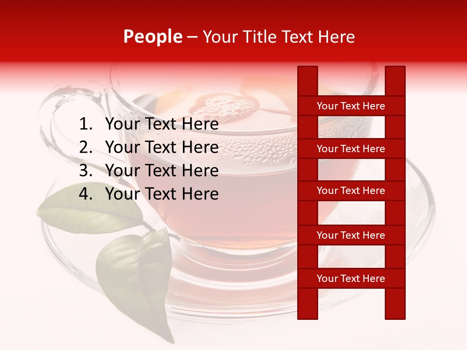 Tea Wholesome Black PowerPoint Template