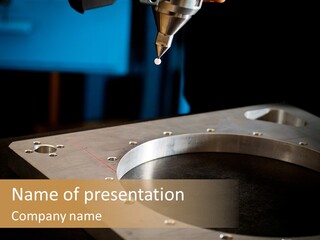 Precision Mills Micrometrical PowerPoint Template