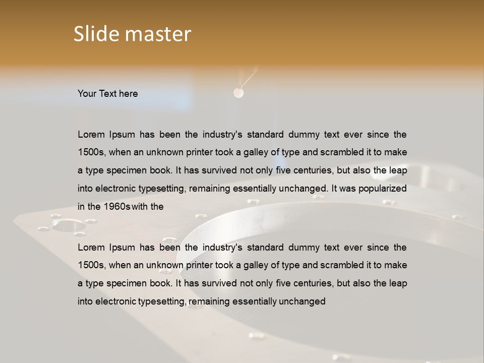 Precision Mills Micrometrical PowerPoint Template