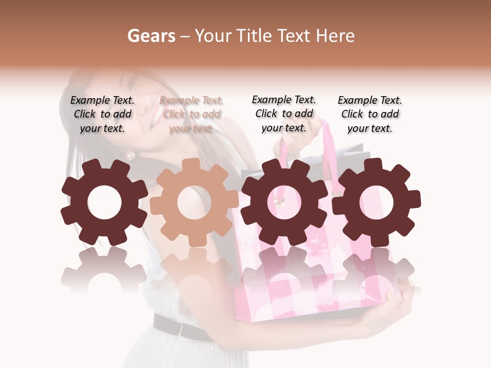 Stylish Tub Attached PowerPoint Template