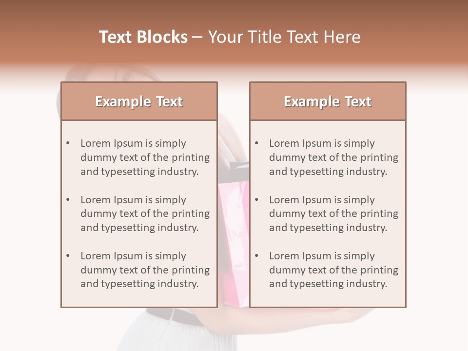 Stylish Tub Attached PowerPoint Template