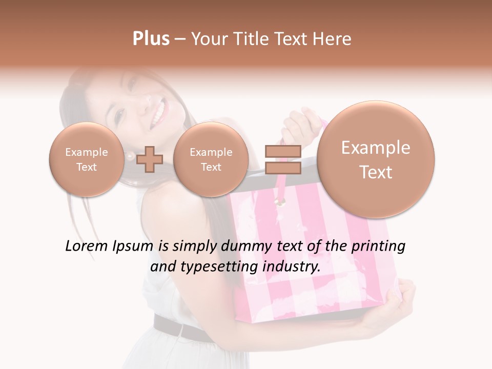 Stylish Tub Attached PowerPoint Template