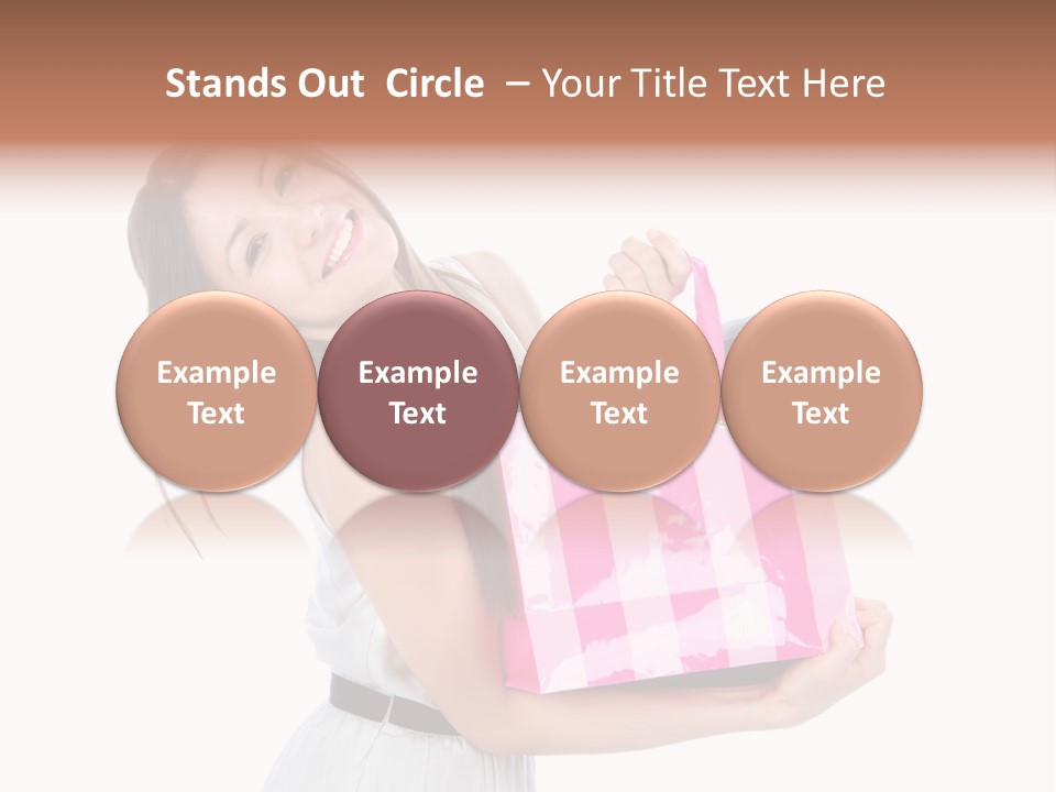 Stylish Tub Attached PowerPoint Template