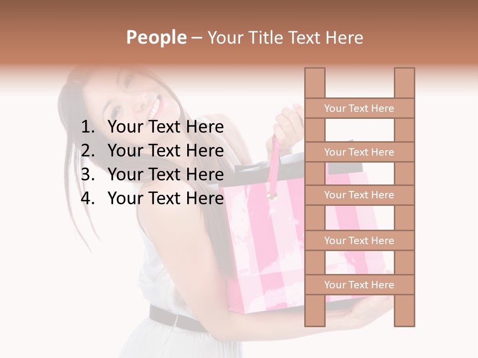 Stylish Tub Attached PowerPoint Template