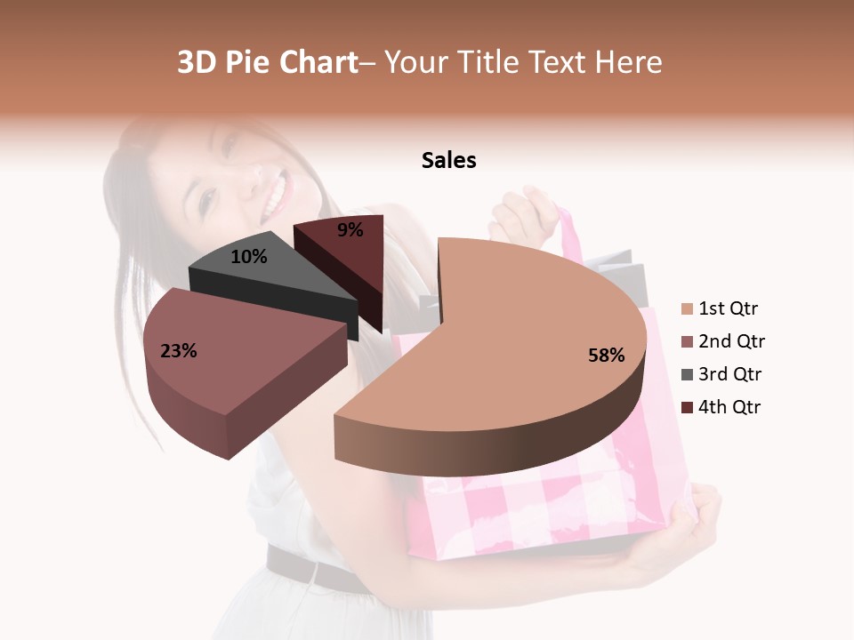 Stylish Tub Attached PowerPoint Template