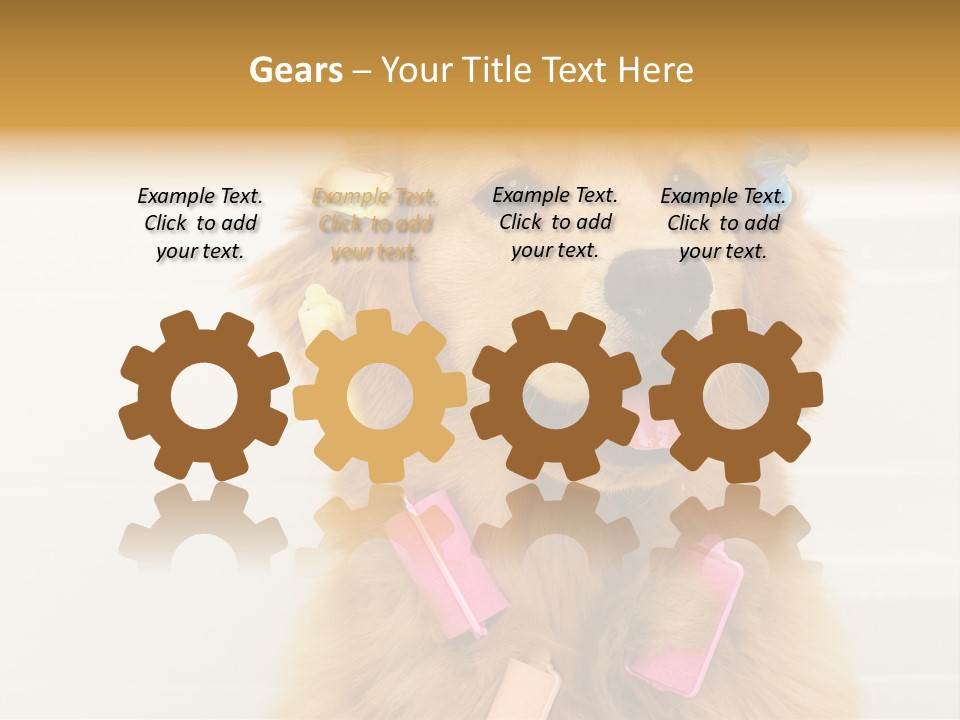 Stylish Tub Attached PowerPoint Template