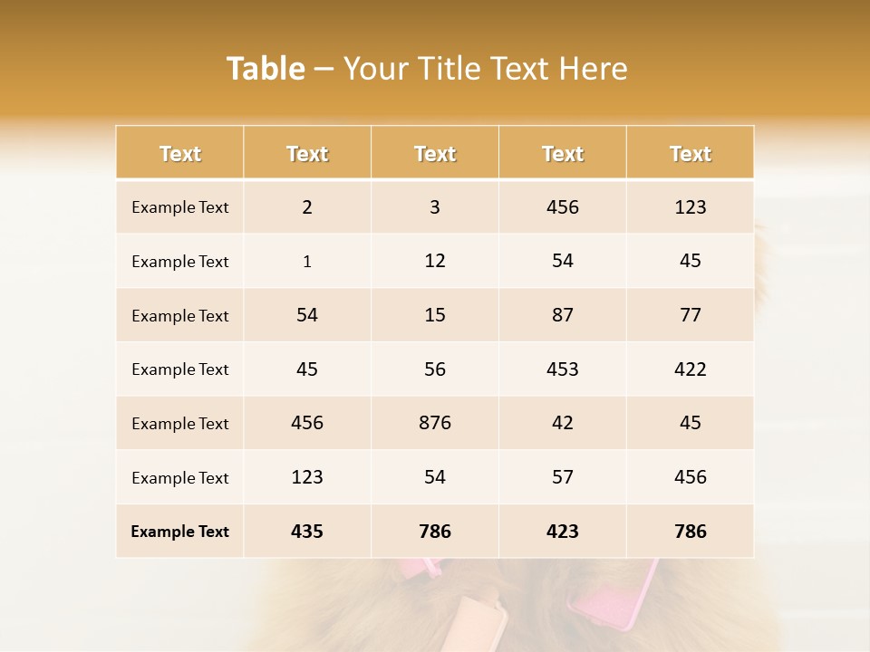 Stylish Tub Attached PowerPoint Template