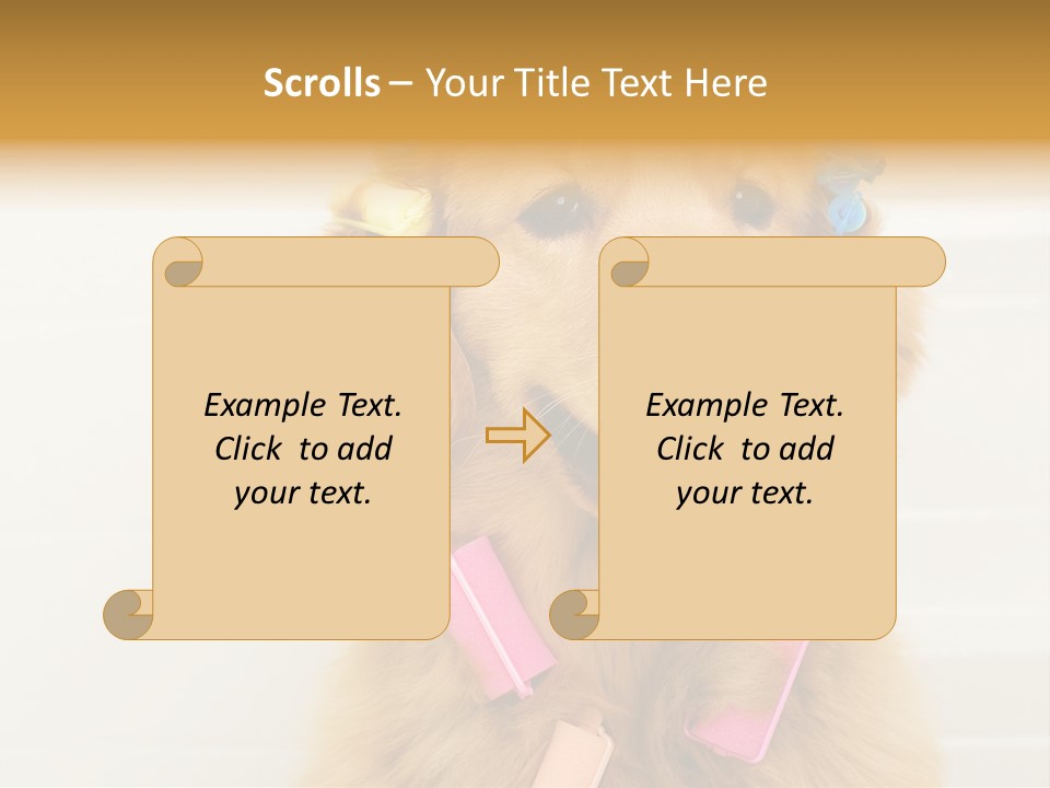 Stylish Tub Attached PowerPoint Template
