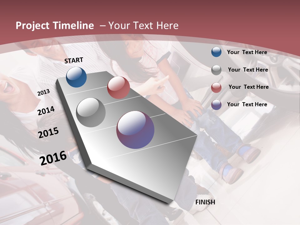 Commercial Excitement Man PowerPoint Template