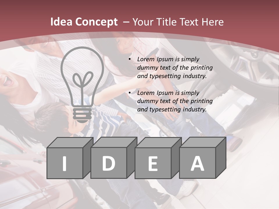 Commercial Excitement Man PowerPoint Template