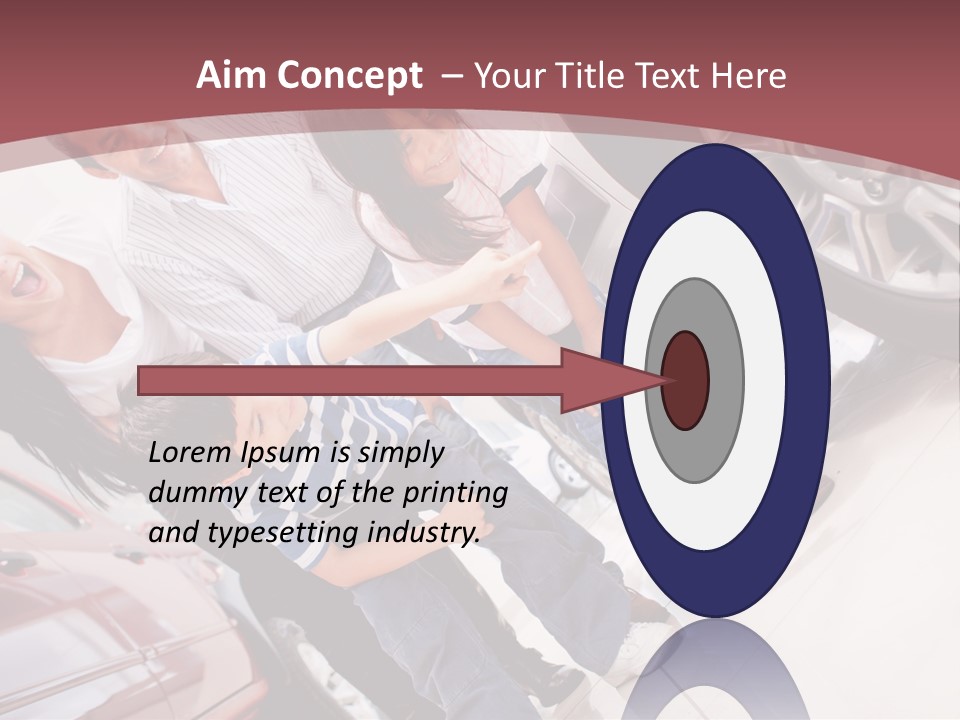 Commercial Excitement Man PowerPoint Template