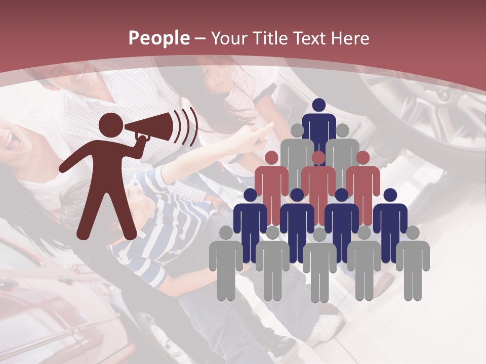 Commercial Excitement Man PowerPoint Template