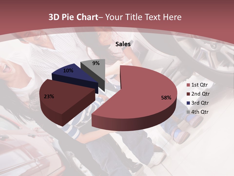 Commercial Excitement Man PowerPoint Template