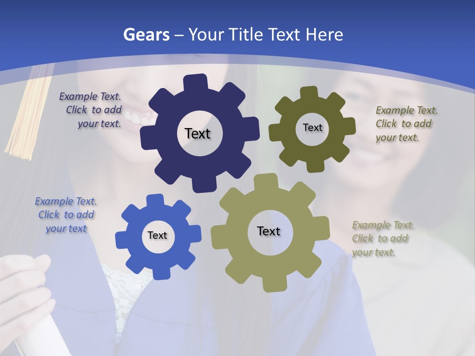 Parenting Two Young Adult Woman PowerPoint Template