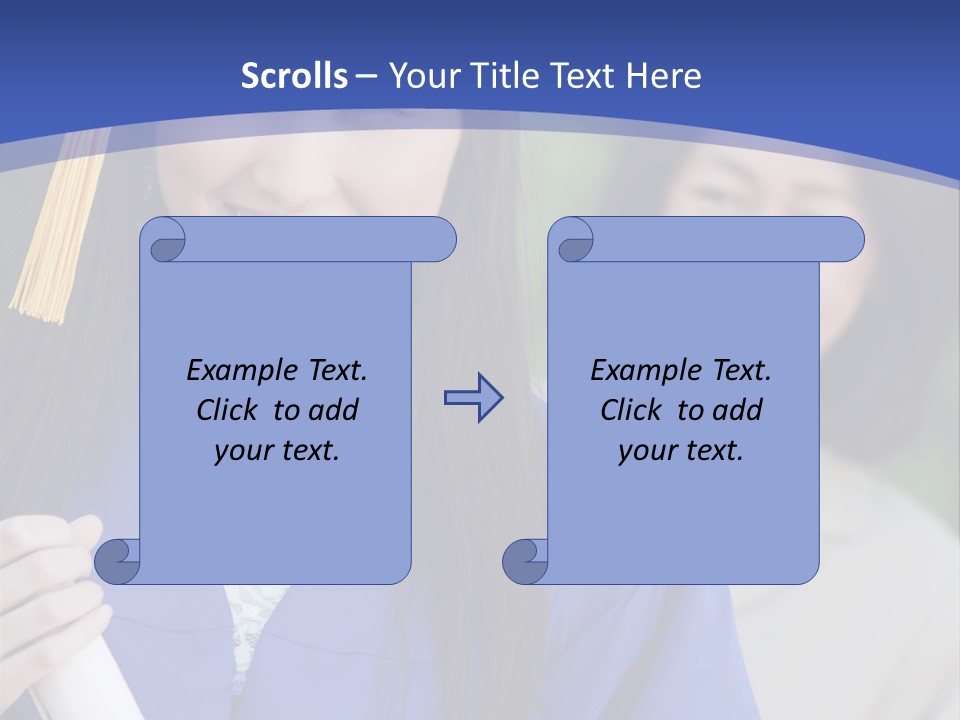 Parenting Two Young Adult Woman PowerPoint Template