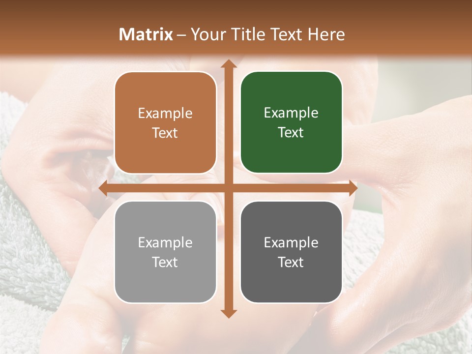 A Person Getting A Foot Massage From Another Person PowerPoint Template