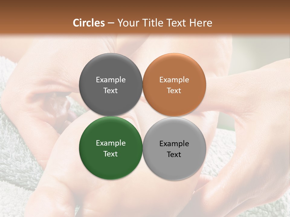 A Person Getting A Foot Massage From Another Person PowerPoint Template