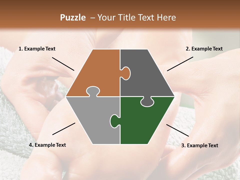 A Person Getting A Foot Massage From Another Person PowerPoint Template