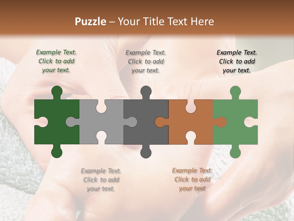 A Person Getting A Foot Massage From Another Person PowerPoint Template