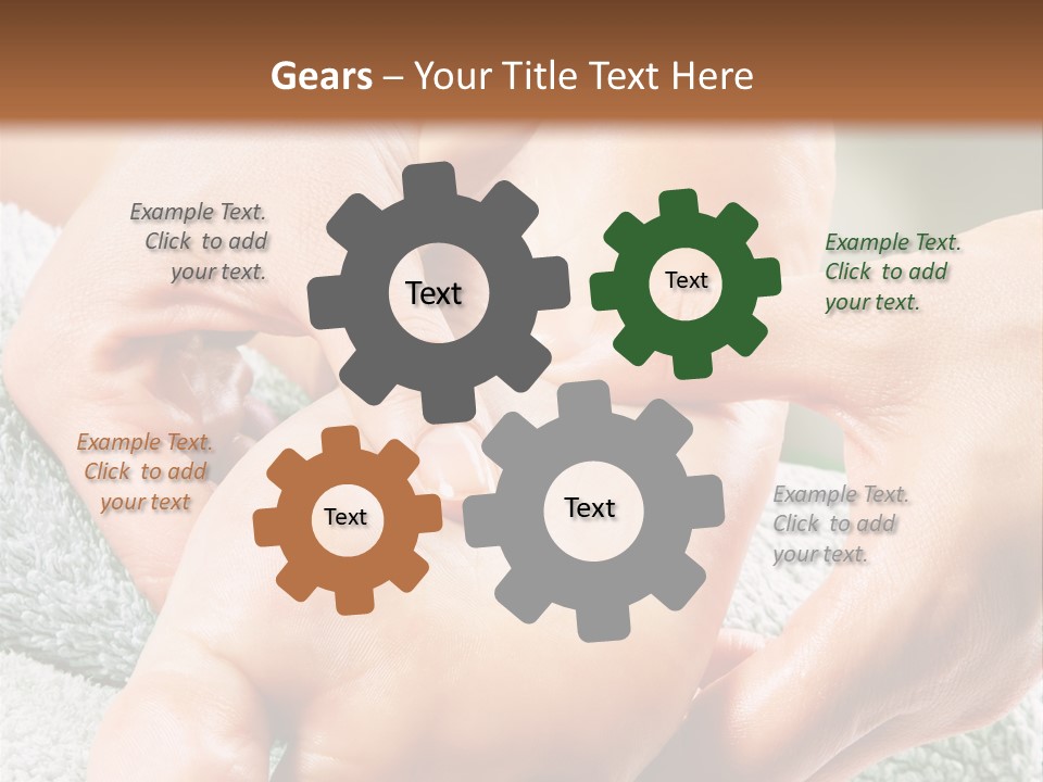 A Person Getting A Foot Massage From Another Person PowerPoint Template