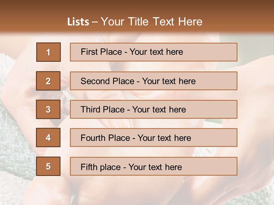 A Person Getting A Foot Massage From Another Person PowerPoint Template