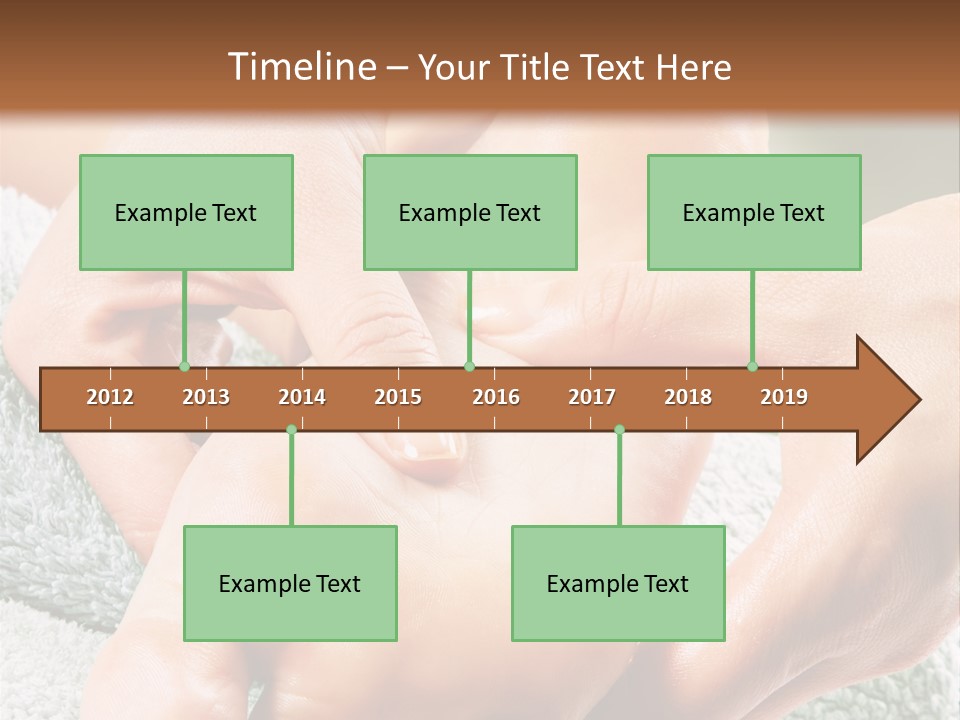 A Person Getting A Foot Massage From Another Person PowerPoint Template