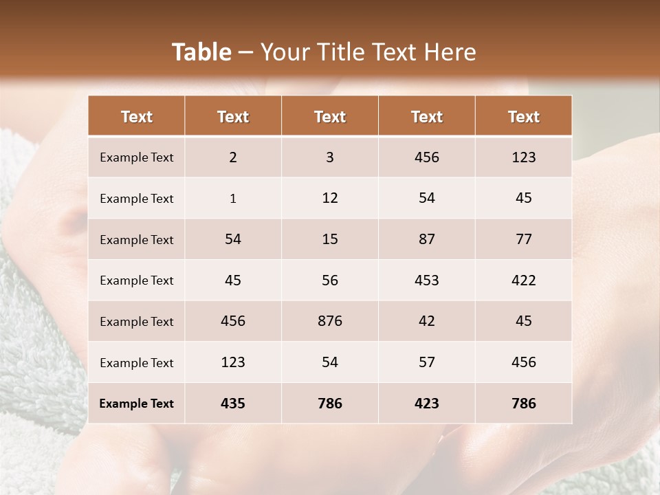 A Person Getting A Foot Massage From Another Person PowerPoint Template