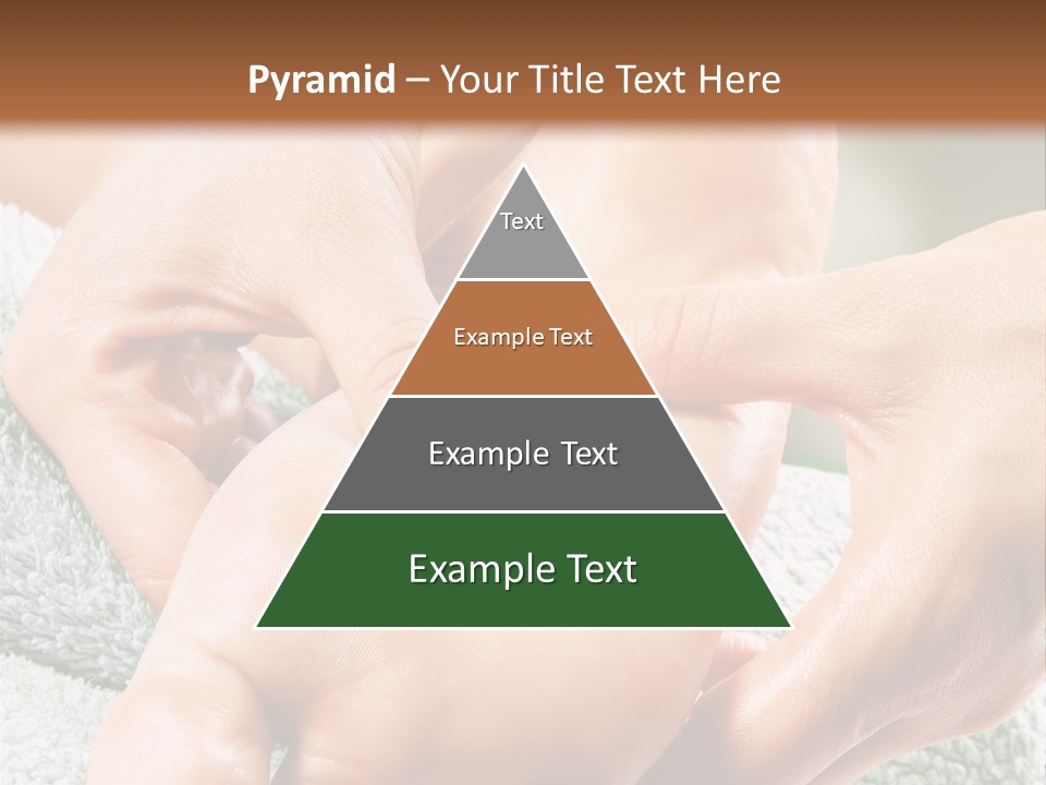 A Person Getting A Foot Massage From Another Person PowerPoint Template