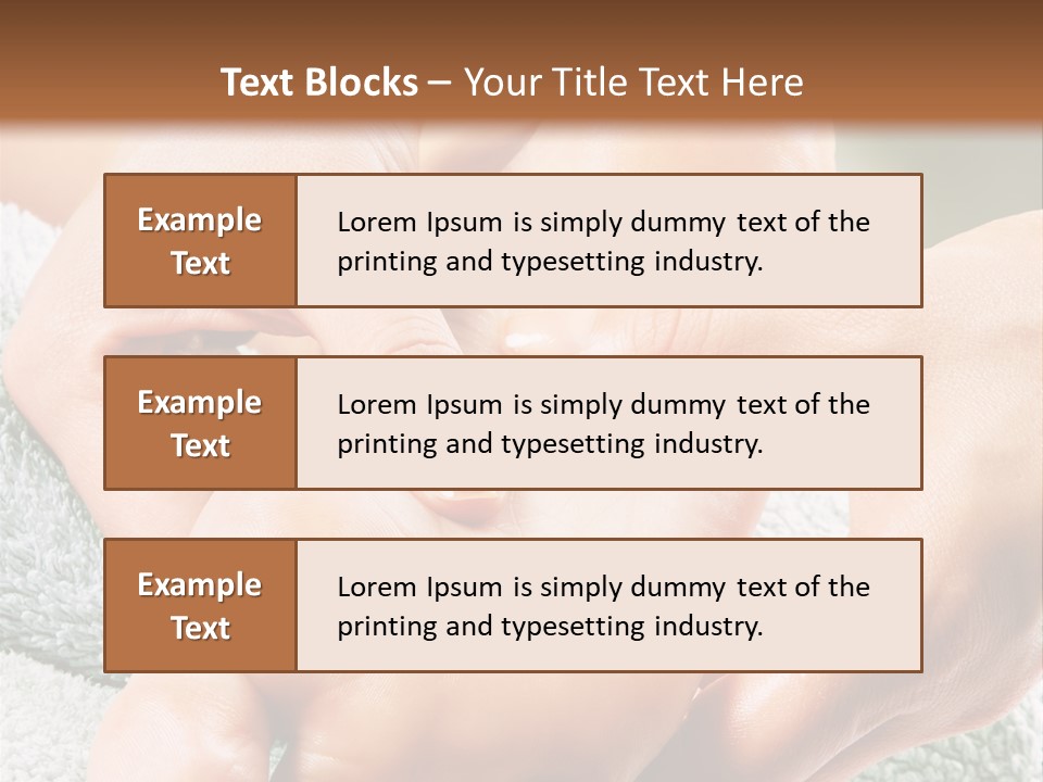 A Person Getting A Foot Massage From Another Person PowerPoint Template