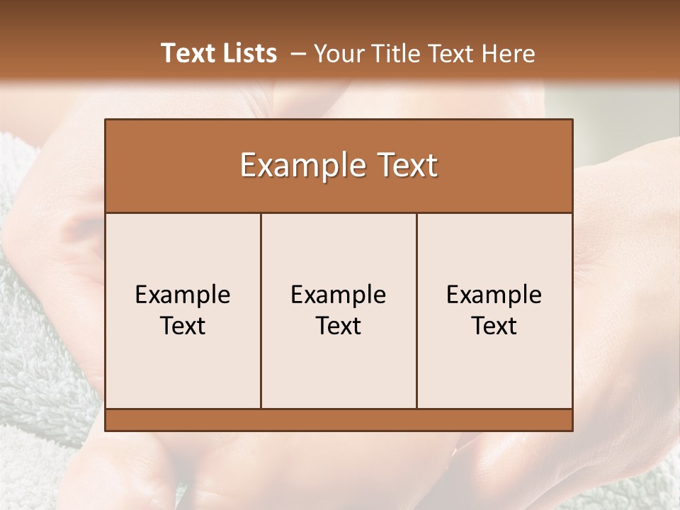 A Person Getting A Foot Massage From Another Person PowerPoint Template