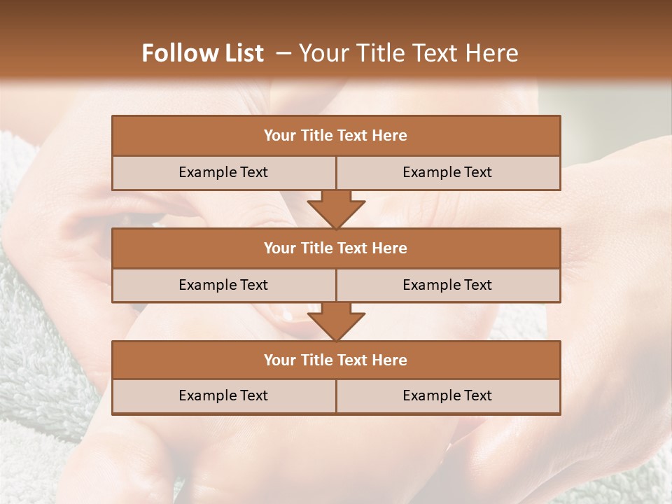 A Person Getting A Foot Massage From Another Person PowerPoint Template