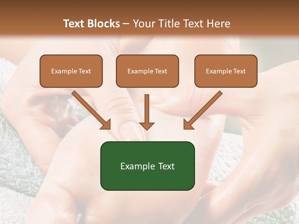 A Person Getting A Foot Massage From Another Person PowerPoint Template