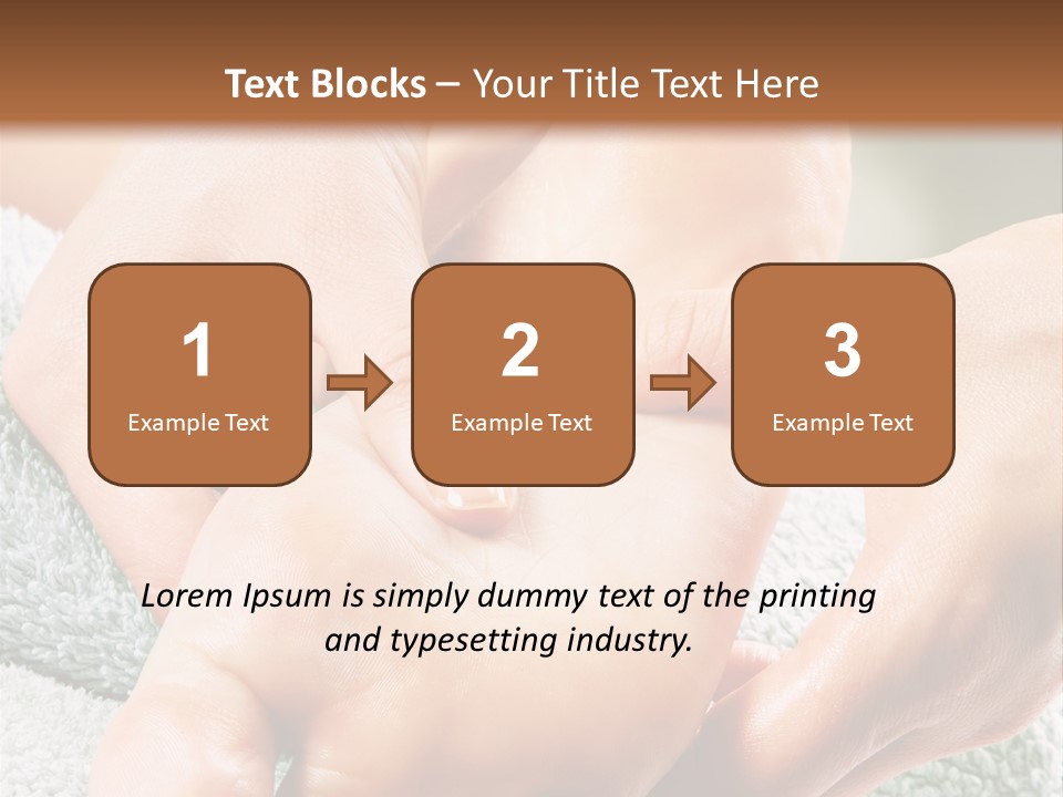A Person Getting A Foot Massage From Another Person PowerPoint Template