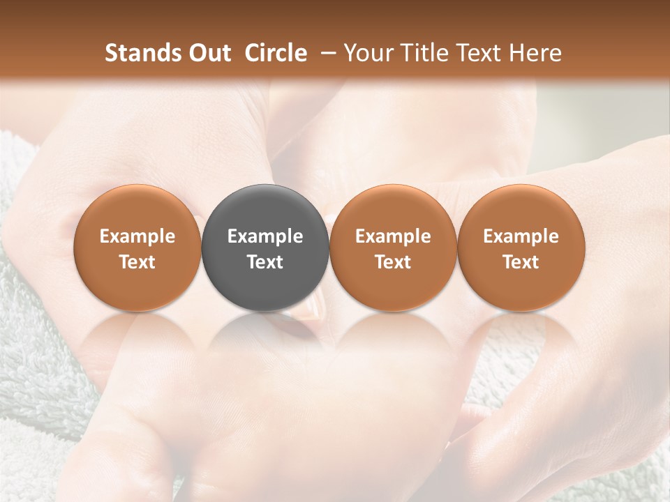 A Person Getting A Foot Massage From Another Person PowerPoint Template