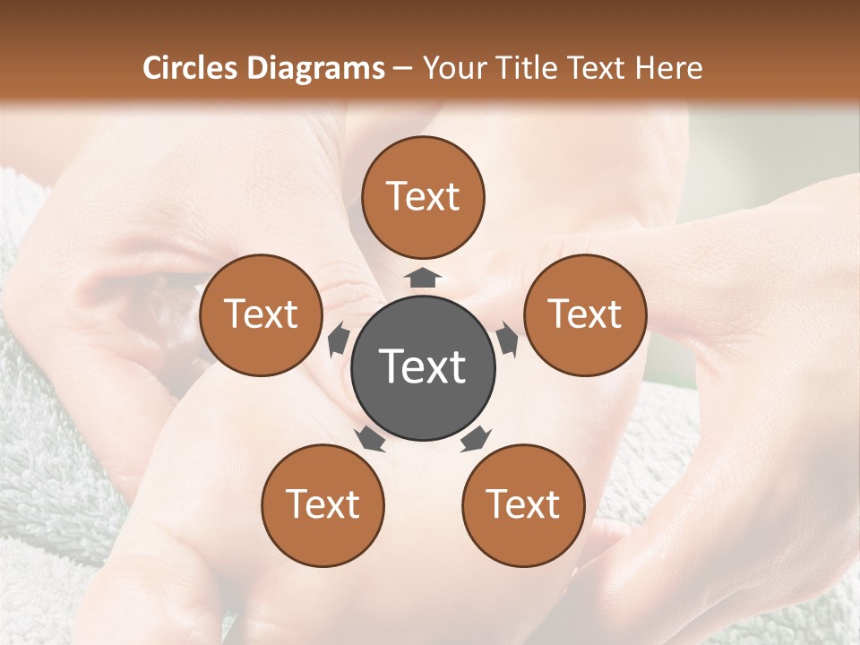 A Person Getting A Foot Massage From Another Person PowerPoint Template