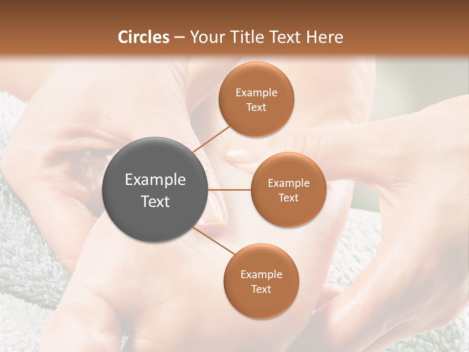 A Person Getting A Foot Massage From Another Person PowerPoint Template