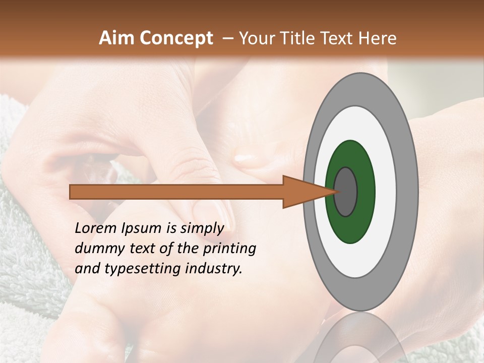 A Person Getting A Foot Massage From Another Person PowerPoint Template