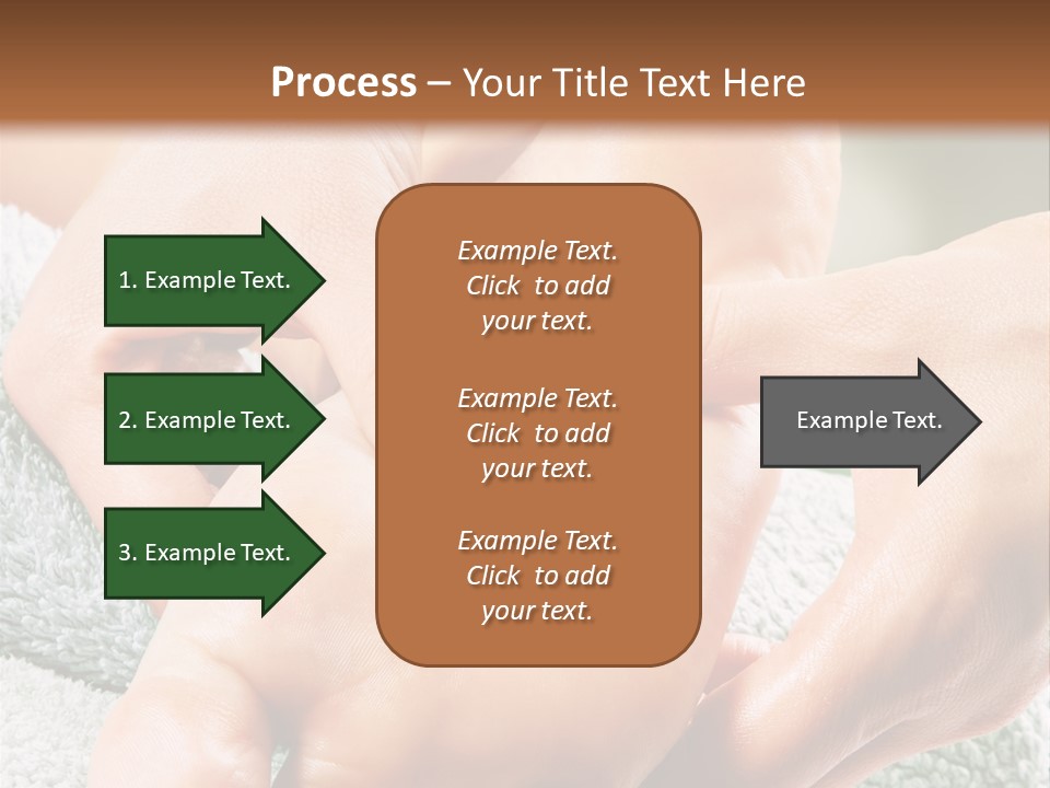 A Person Getting A Foot Massage From Another Person PowerPoint Template
