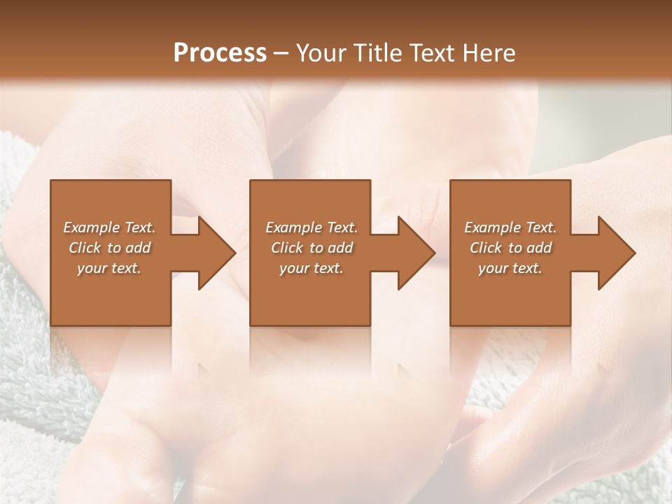 A Person Getting A Foot Massage From Another Person PowerPoint Template