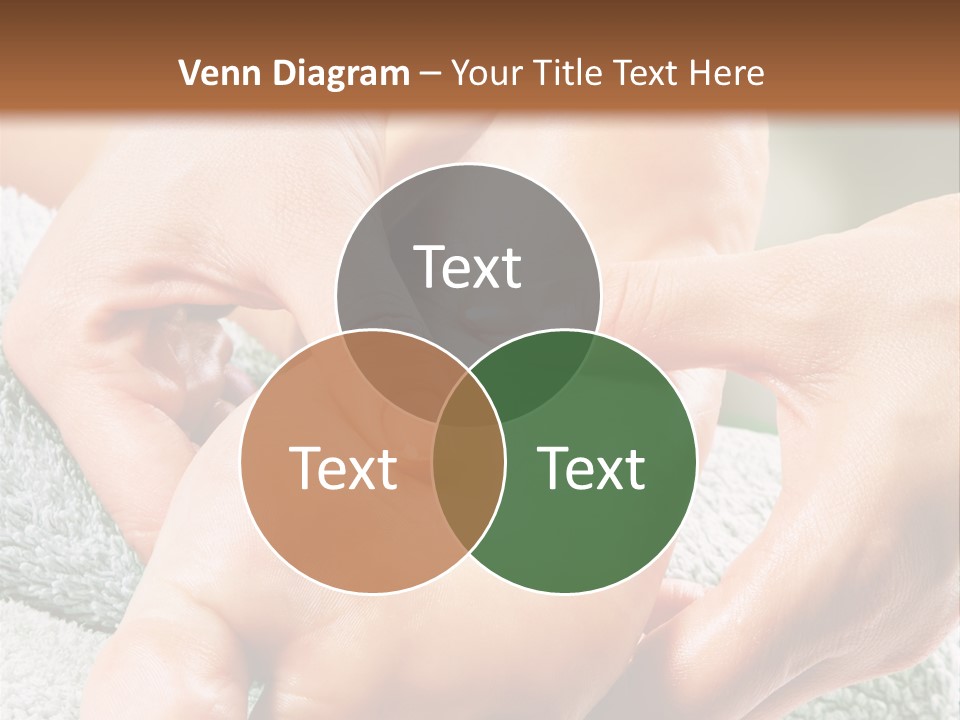 A Person Getting A Foot Massage From Another Person PowerPoint Template