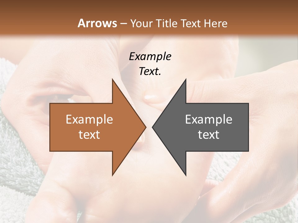 A Person Getting A Foot Massage From Another Person PowerPoint Template