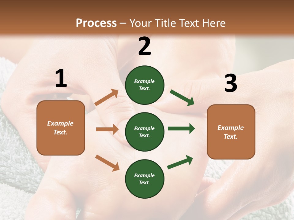 A Person Getting A Foot Massage From Another Person PowerPoint Template