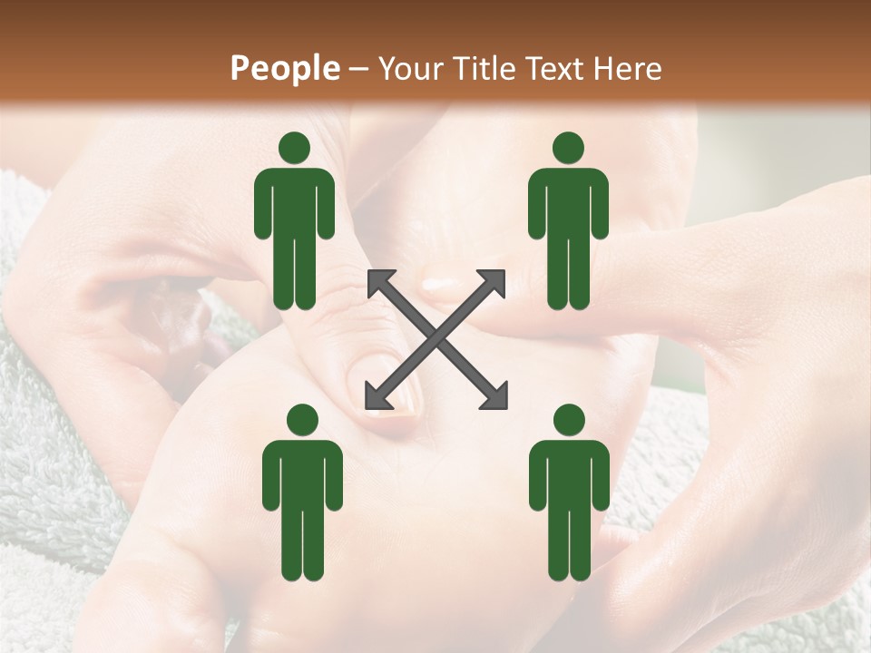 A Person Getting A Foot Massage From Another Person PowerPoint Template