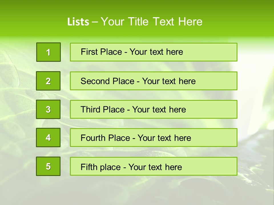Natural Sky Pure PowerPoint Template
