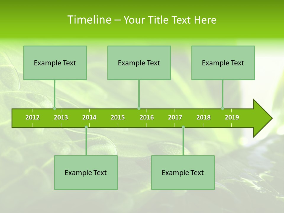 Natural Sky Pure PowerPoint Template