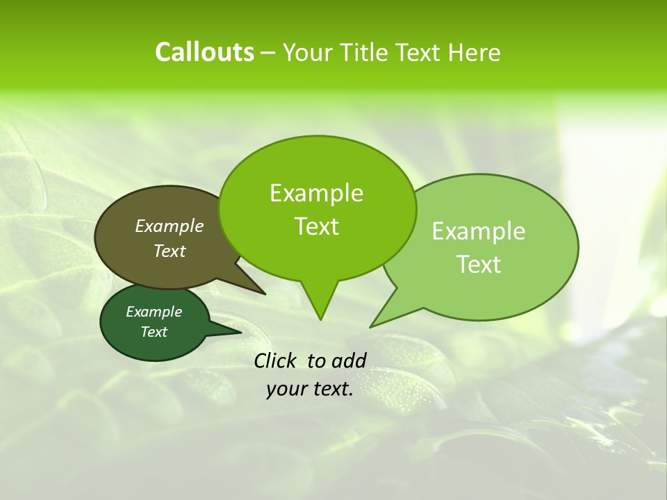 Natural Sky Pure PowerPoint Template
