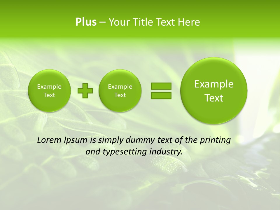 Natural Sky Pure PowerPoint Template